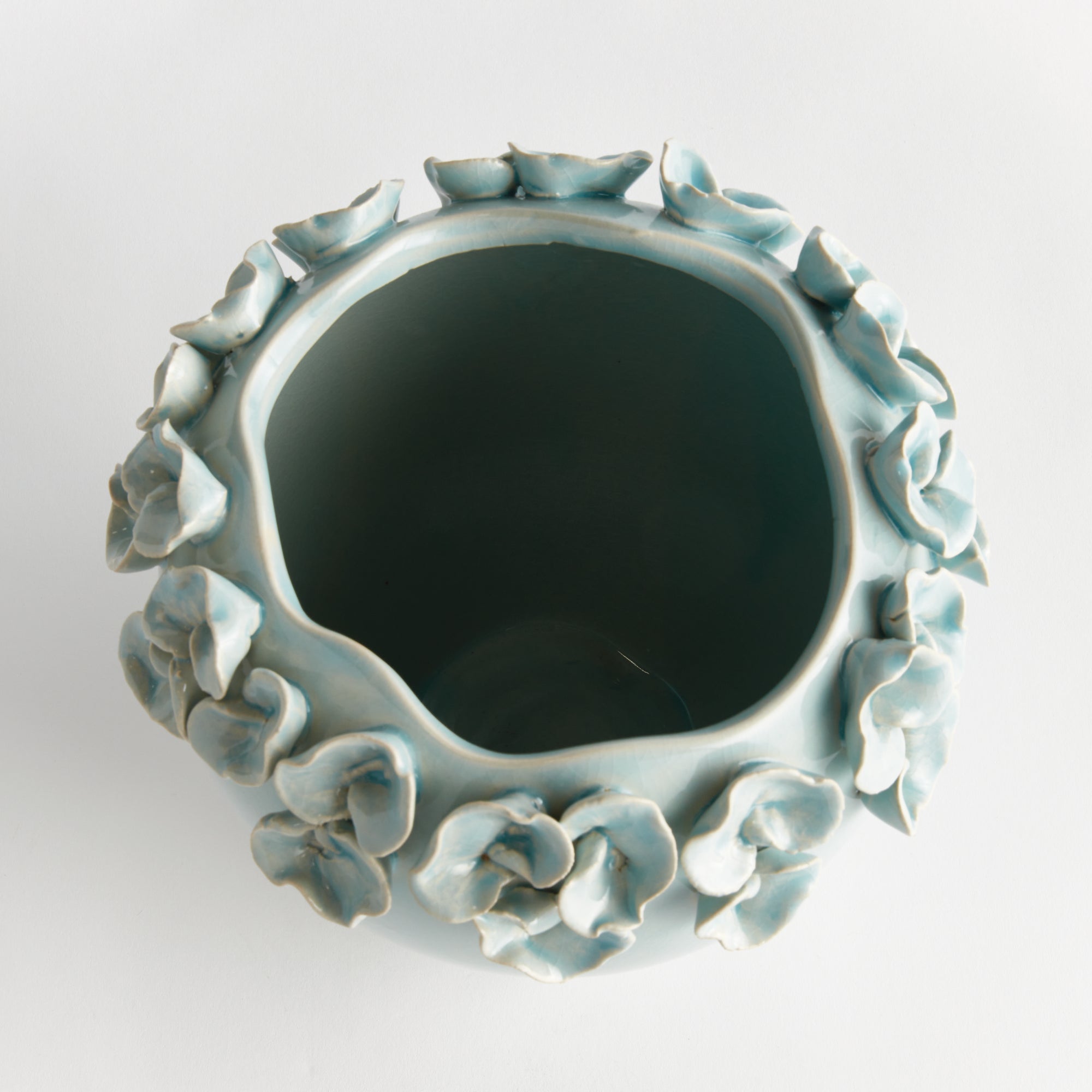 Petite Fleur Vase Tall - Ice Blue