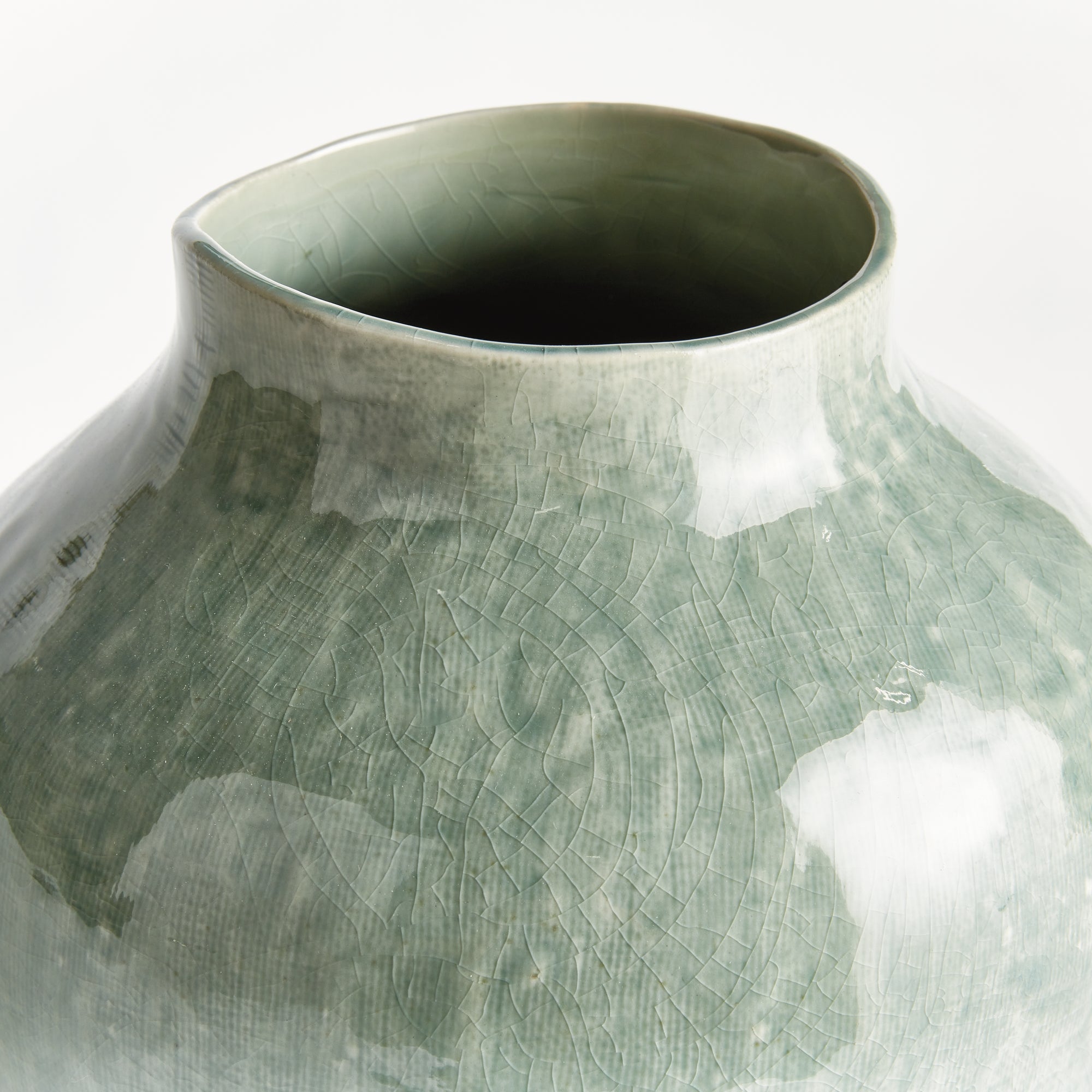 Barclay Butera Ojai Vase LARGE - SAGE