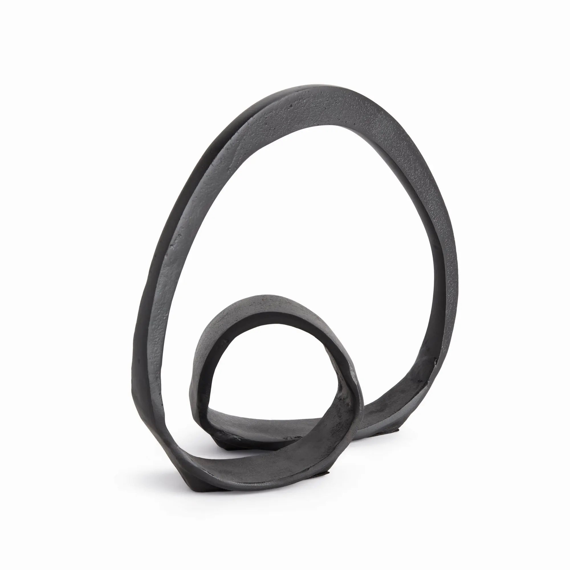 Beatrix Abstract Sculpture - Organic Cast Aluminum Accent (Gold or Black) - Villa Decor & Design