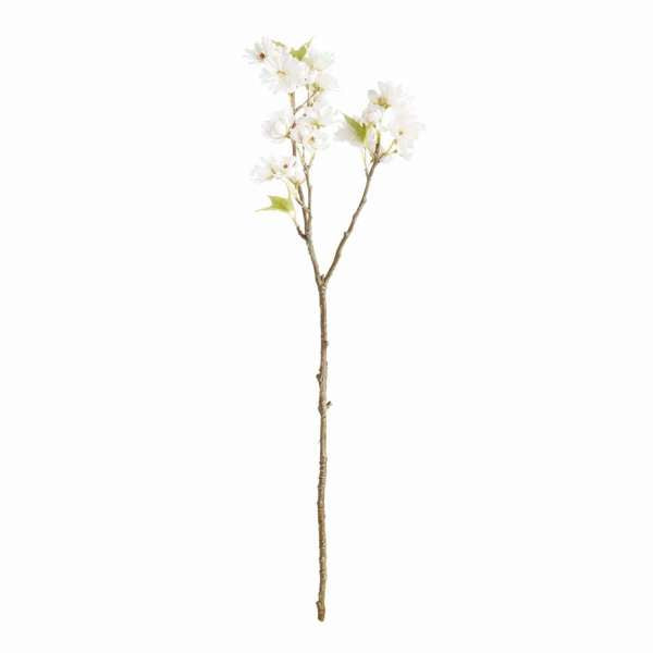 Double Cherry Blossom Stems - 28" Set of 6 Faux Florals - Villa Decor & Design