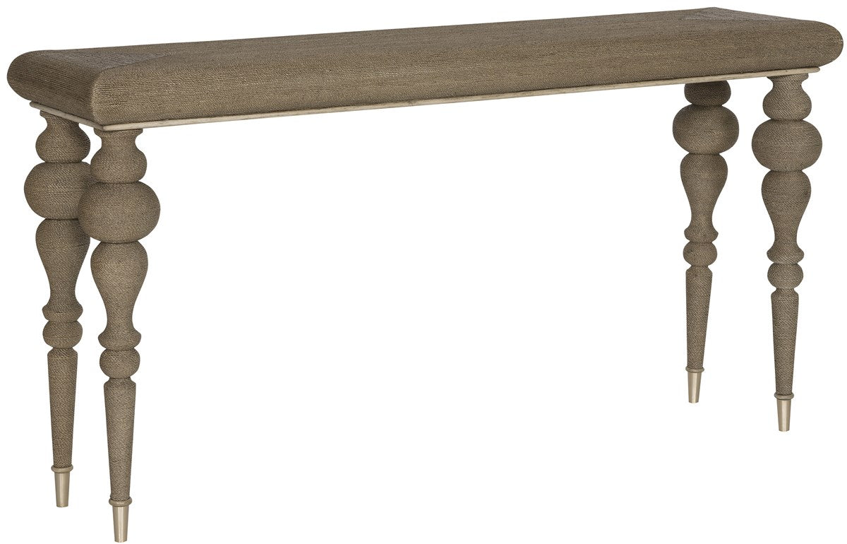 coastal console, abaca rope