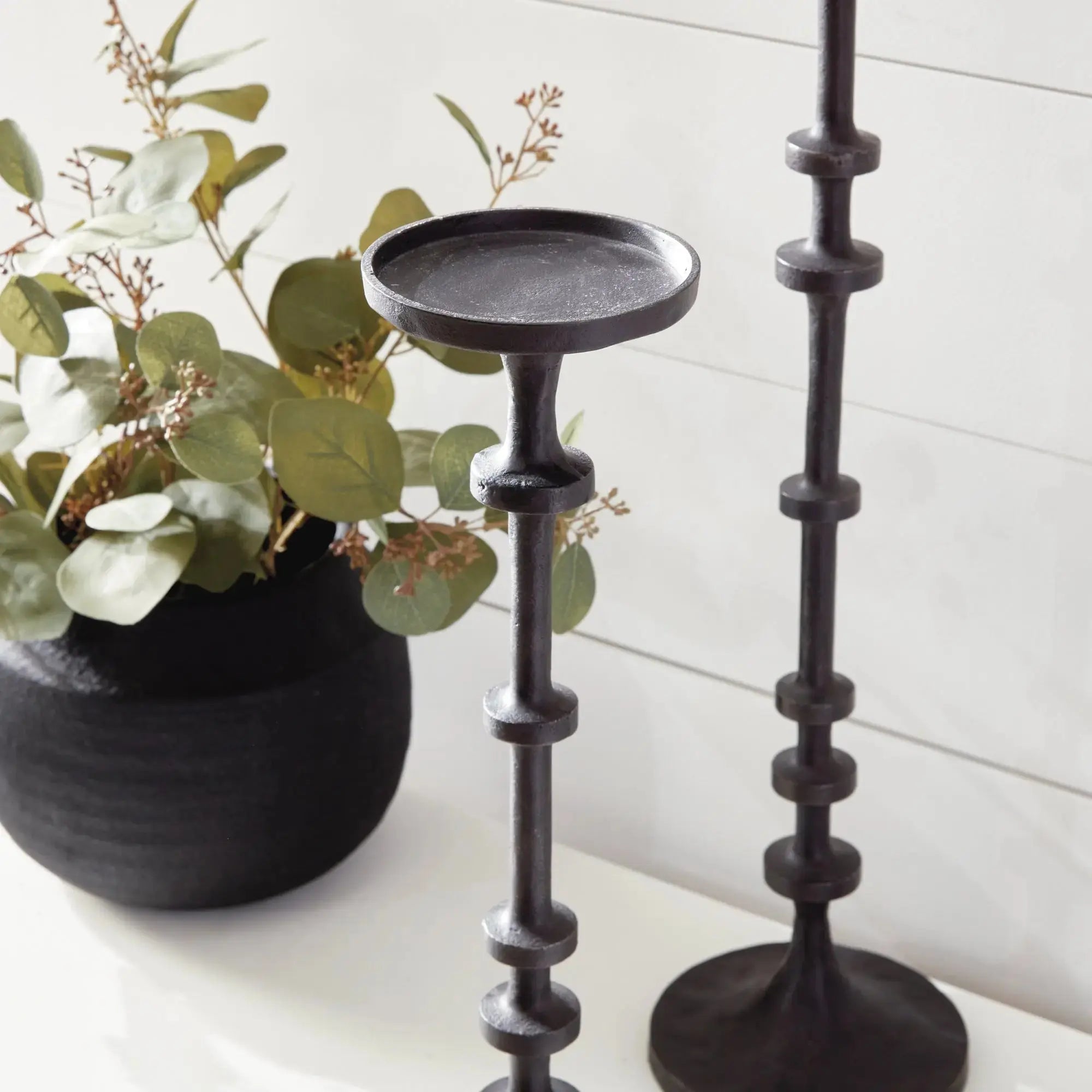 ABACUS CANDLE STANDS, SET OF 3 Villa Decor & Design