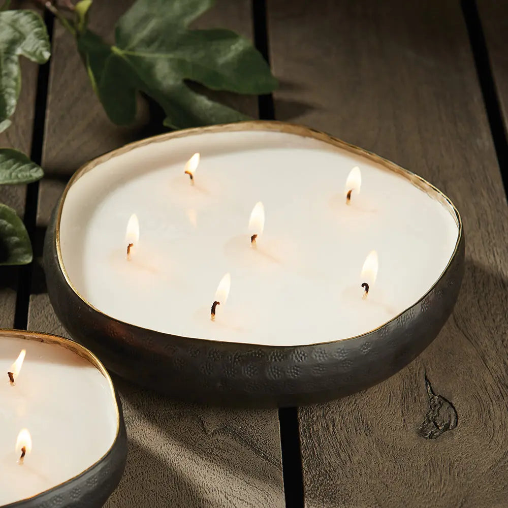 OUDH NOIR 6-WICK CANDLE TRAY Villa Decor & Design