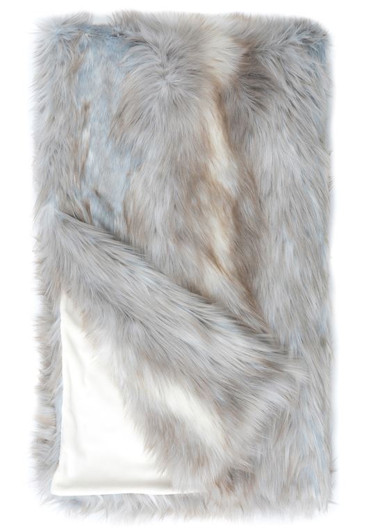 Siberian Fox Limited Edition Faux Fur Throw