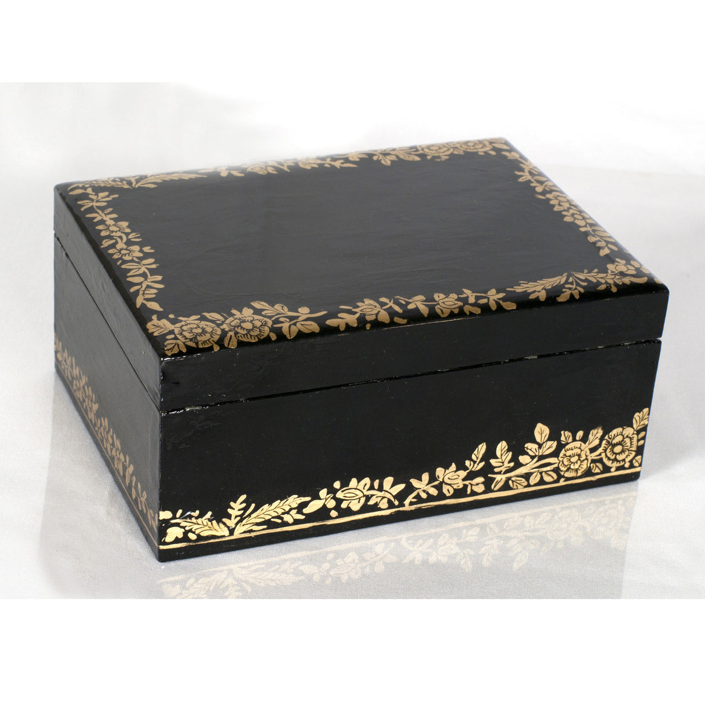 Black Lacquer Storage Box - Villa Decor Design & Style