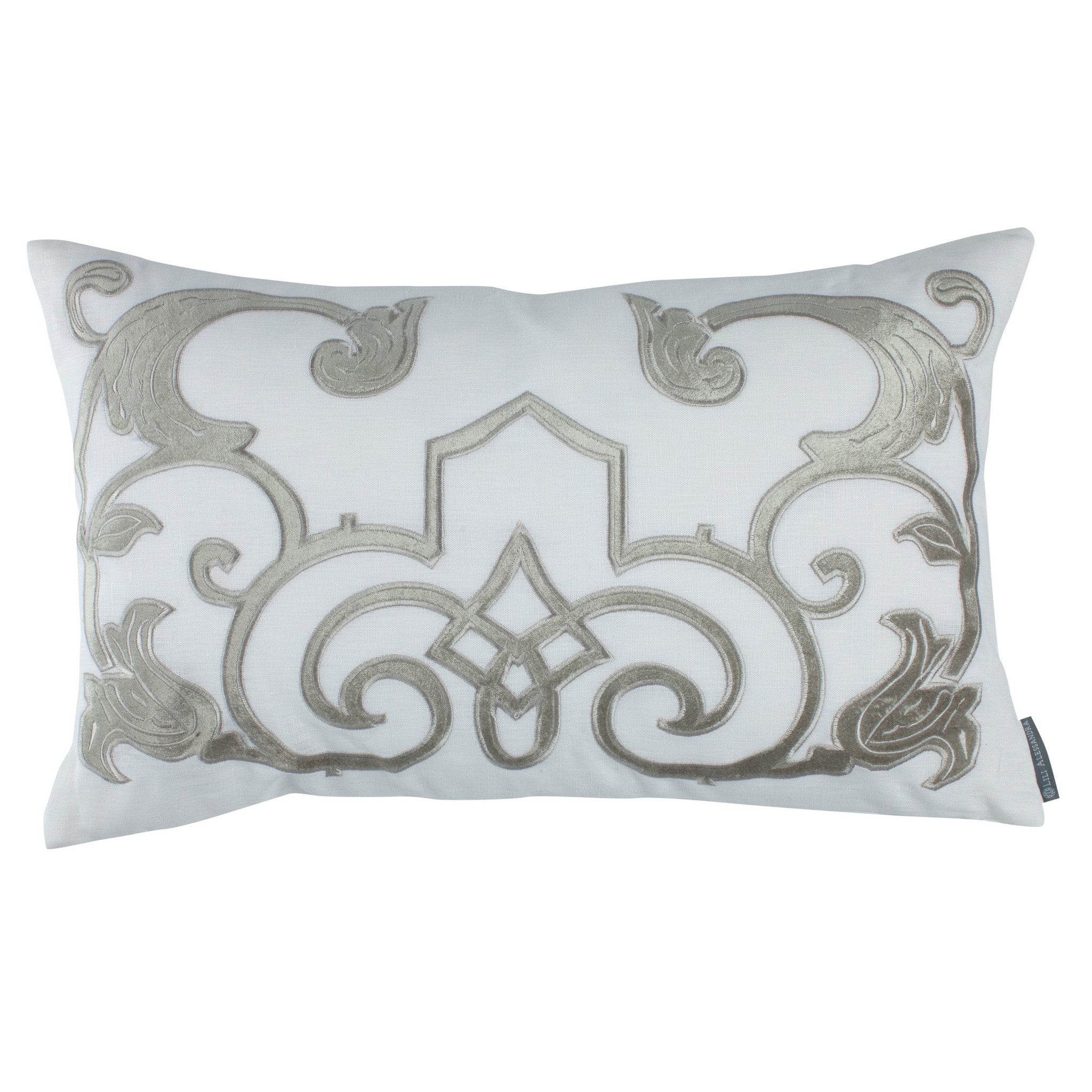 Ice Silver Mozart Pillow - Villa Decor Design & Style - 1